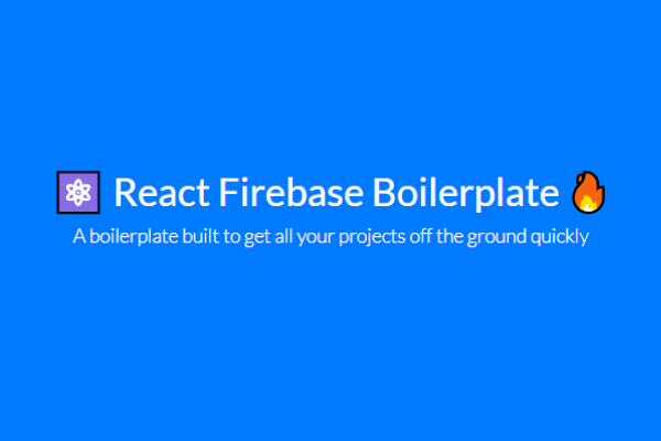 React Firebase Boilerplate